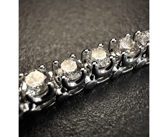 Bracciale  tennis  con   Diamanti   5.3 ct.