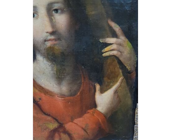 Cristo portacroce Dipinto olio su tela Secolo XVII