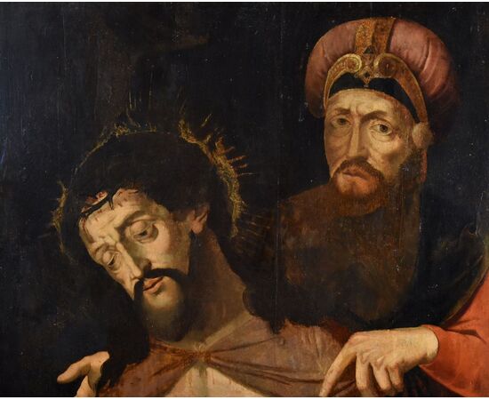 Ecce Homo con Ponzio Pilato, Cerchia di Michael Coxie (Malines, 1499 – Malines, 1592)