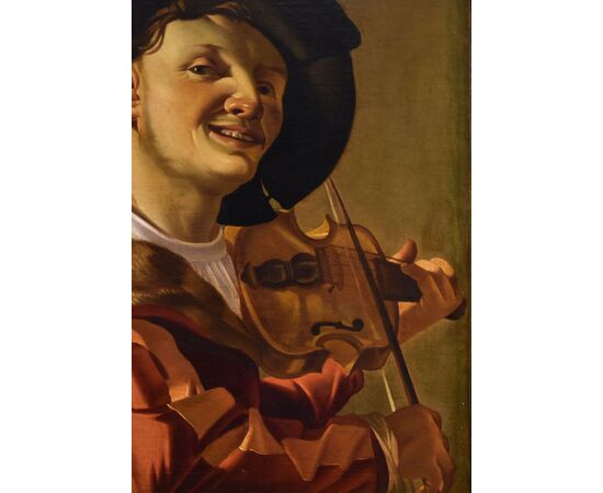 Suonatore di violino, Hendrick ter Brugghen (The Hague 1588–1629 Utrecht) Bottega