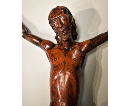 Cristo Crocifisso in legno di  bosso   VENDUTO