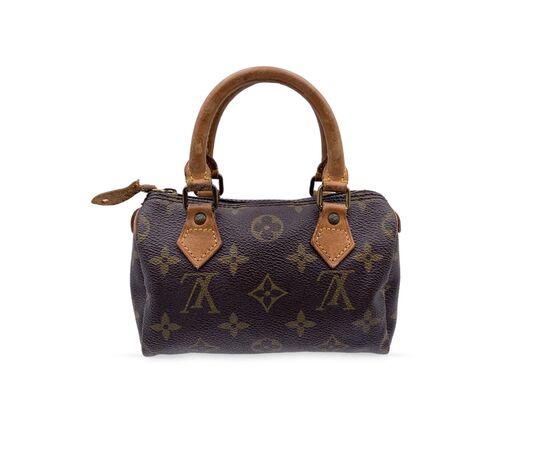 LOUIS VUITTON Borsa a Mano Vintage in Tela Col. Marrone Nano Speedy / Mini HL S