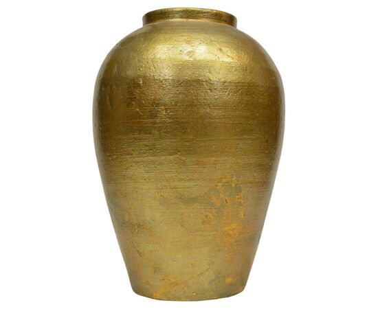 Vaso terracotta dorato - O/4248 -