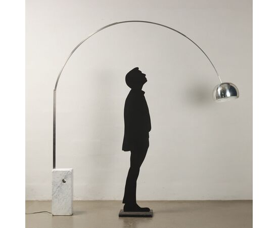 Lampada 'Arco' di Achille e Pier Giacomo Castiglioni per Flos Anni 80