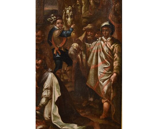 L’Adorazione dei Magi, Giovanni Stradano (Bruges 1523 - Firenze 1605) Bottega di