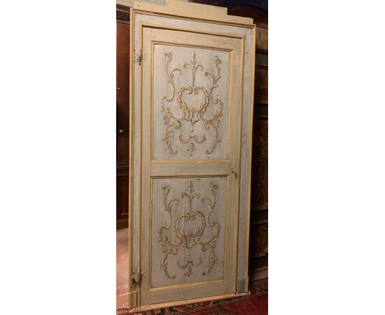 PTL679 - Porta in legno laccato, mis. cm L 102 x H 237  