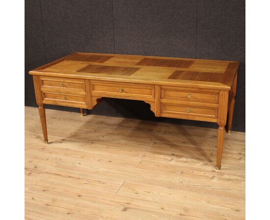 French writing desk in wood from the 20th century