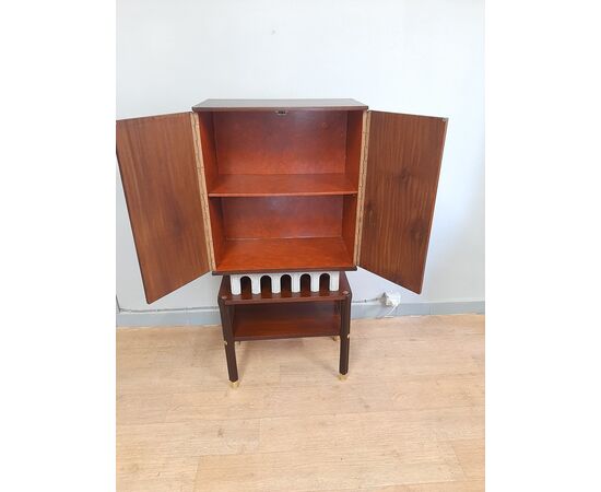 PICCOLO MOBILE BAR CABINET IN TEAK DESIGN VINTAGE ANNI 1960