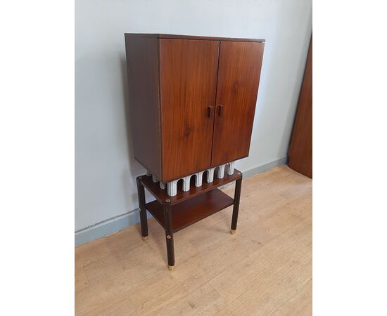 PICCOLO MOBILE BAR CABINET IN TEAK DESIGN VINTAGE ANNI 1960