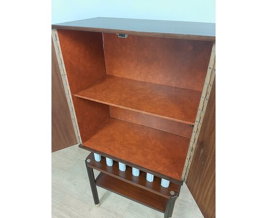 PICCOLO MOBILE BAR CABINET IN TEAK DESIGN VINTAGE ANNI 1960