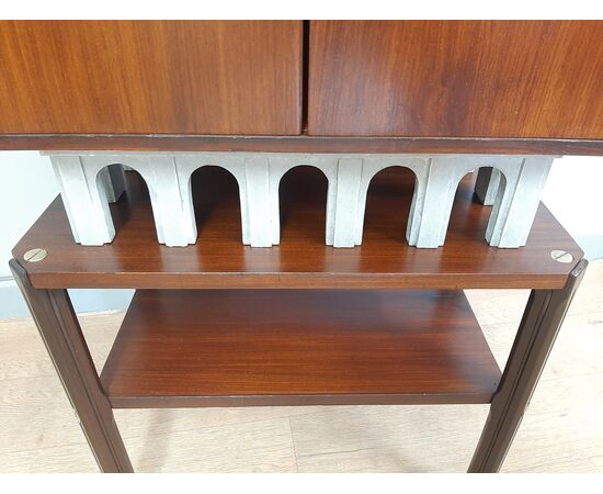 PICCOLO MOBILE BAR CABINET IN TEAK DESIGN VINTAGE ANNI 1960