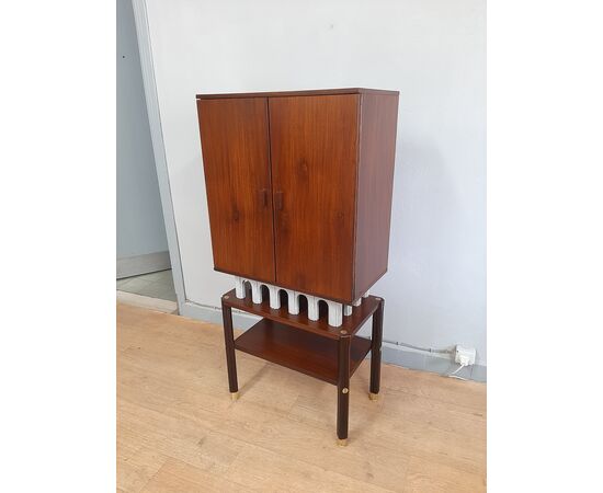 PICCOLO MOBILE BAR CABINET IN TEAK DESIGN VINTAGE ANNI 1960