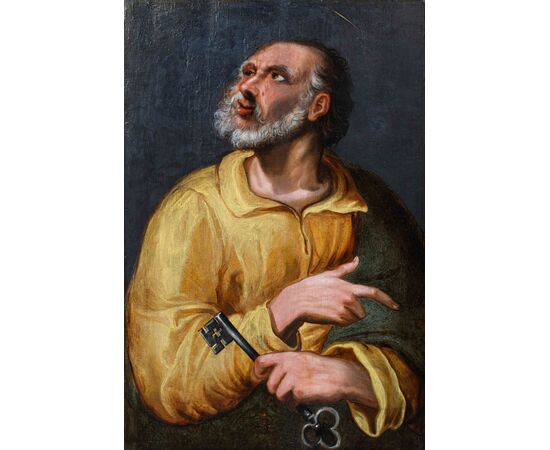 XVI secolo  San Pietro  Olio su tavola