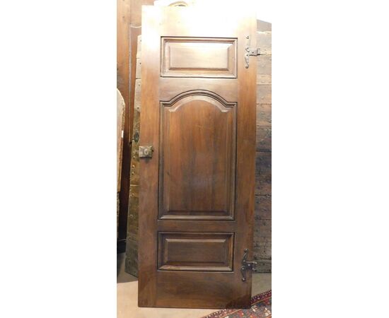 PTL678 - Porta in legno di noce, mis. cm L 75 x H 199 