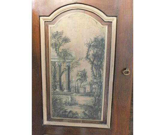 PTL678 - Porta in legno di noce, mis. cm L 75 x H 199 