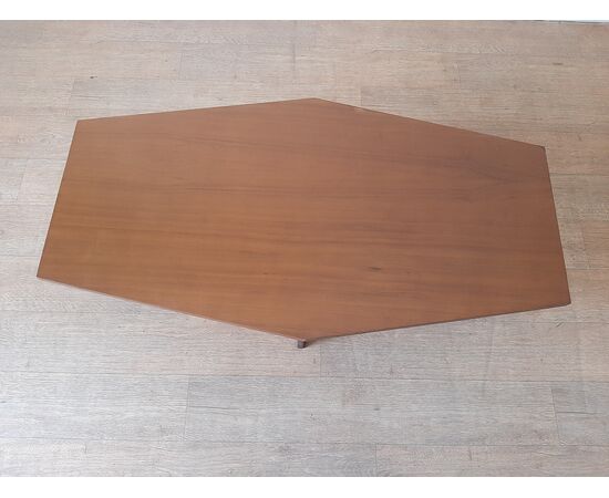 TAVOLINO BASSO DA SALOTTO ANNI 60 IN TEAK STILE NORDICO