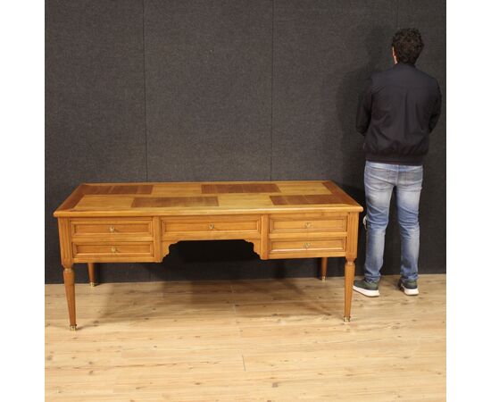 French writing desk in wood from the 20th century