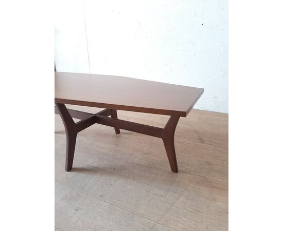 TAVOLINO BASSO DA SALOTTO ANNI 60 IN TEAK STILE NORDICO