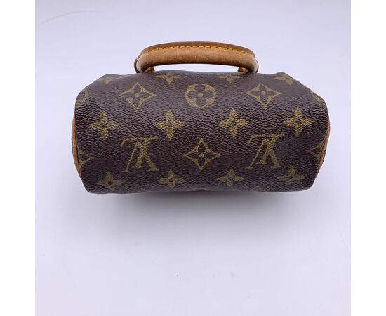 LOUIS VUITTON Borsa a Mano Vintage in Tela Col. Marrone Nano Speedy / Mini HL S