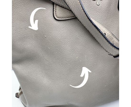 PRADA Borsa Shopper in Pelle Col. Grigio BN2419 M