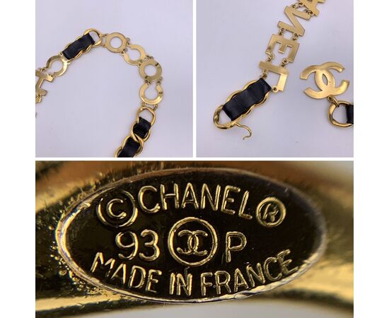 CHANEL Cintura Vintage in Metallo Col. Oro