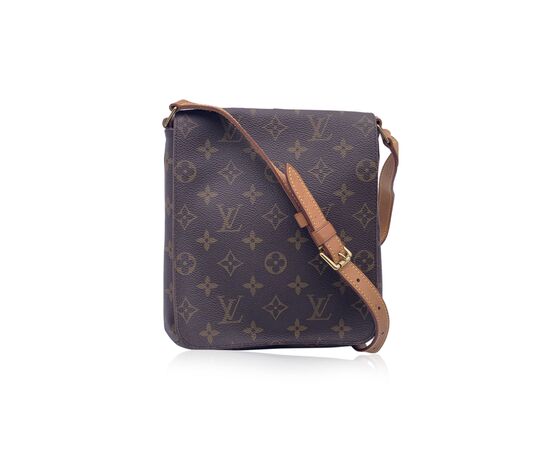 LOUIS VUITTON Borsa a Tracolla Vintage in Tela Col. Marrone Musette M