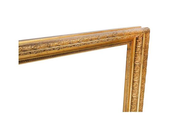 Cornice dorata in legno - O/5754-7.