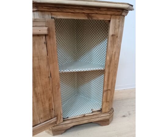 Piccola angoliera rustica in abete - cantonale fine 800 -45 x 45 lati appoggio