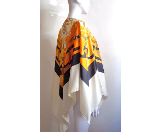 Poncho shantung Hermès