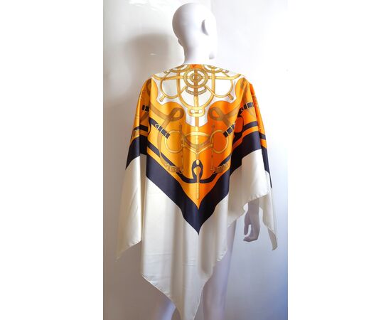 Poncho shantung Hermès