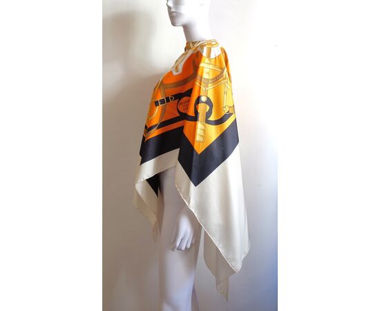 Poncho shantung Hermès