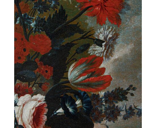 Karel Van Vogelaer, detto Carlo dei fiori (1653-  1695), Vaso di fiori