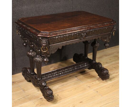 French renaissance style writing desk from the 20th century