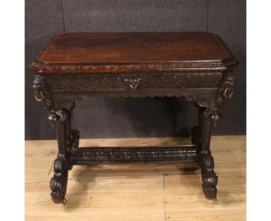 French renaissance style writing desk from the 20th century