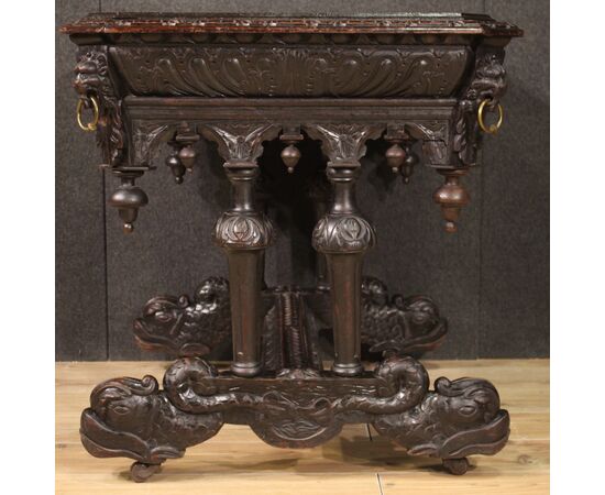 French renaissance style writing desk from the 20th century