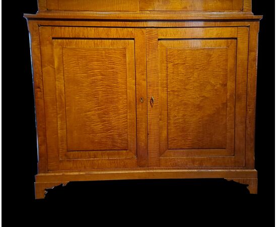 CREDENZA DOPPIO CORPO - BIEDERMEIER - XIX SEC.