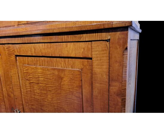 CREDENZA DOPPIO CORPO - BIEDERMEIER - XIX SEC.