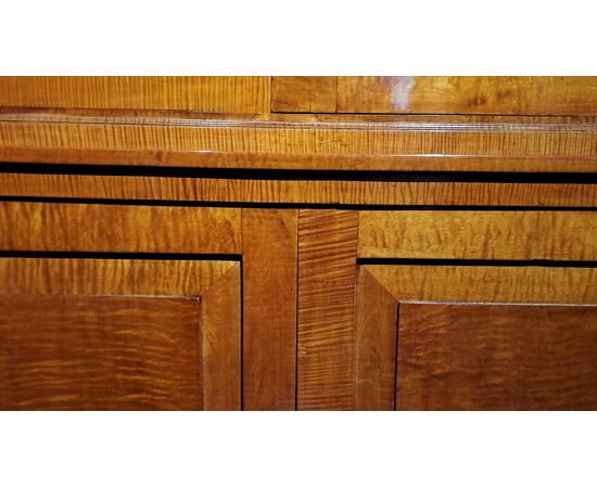 CREDENZA DOPPIO CORPO - BIEDERMEIER - XIX SEC.