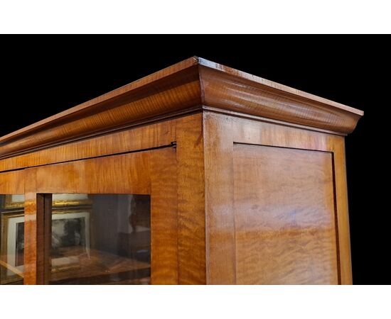 CREDENZA DOPPIO CORPO - BIEDERMEIER - XIX SEC.