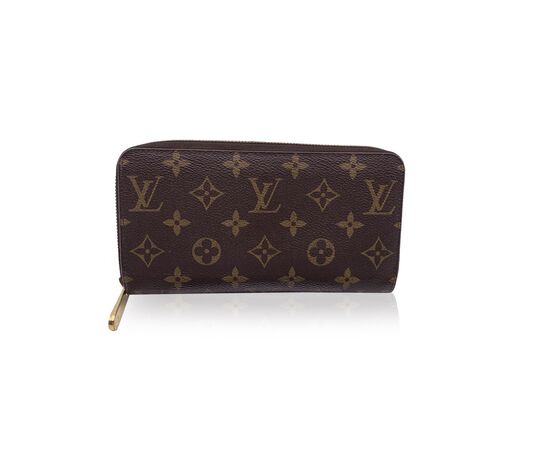 LOUIS VUITTON Portafoglio in Tela Col. Marrone Zippy M