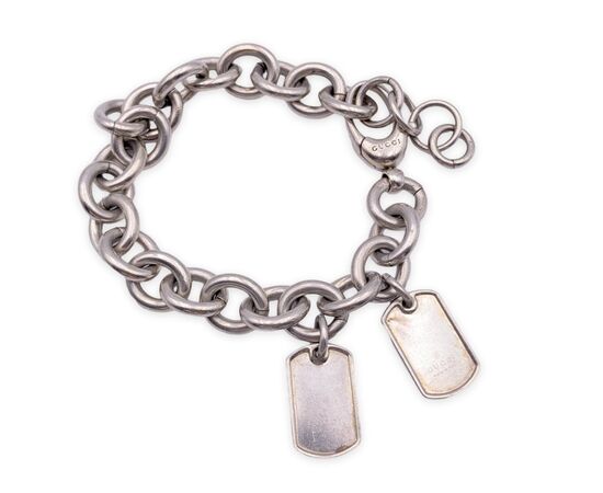 GUCCI Bracciale in Argento Col. Argento