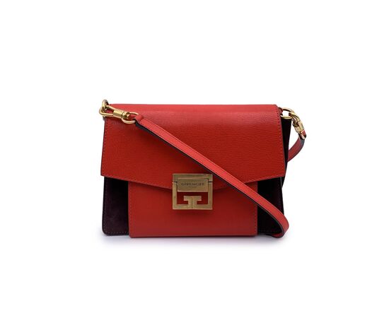 GIVENCHY Borsa a Tracolla in Pelle Col. Rosso GV3 S