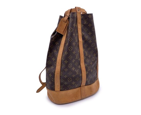 LOUIS VUITTON Zaino Vintage in Tela Col. Marrone Randonnee L