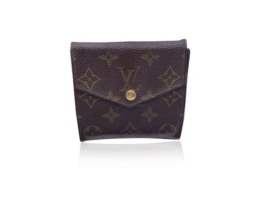 LOUIS VUITTON Portafoglio Vintage in Tela Col. Marrone M61652 M