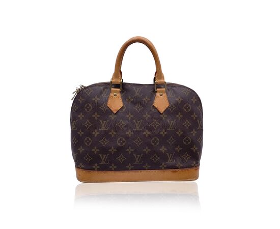 LOUIS VUITTON Borsa a Mano Vintage in Tela Col. Marrone Alma M