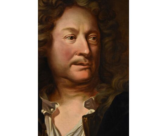 Ritratto del pittore Charles de La Fosse (1636-1716), Hyacinthe Rigaud (Perpignan 1659 - Parigi 1743) attribuibile