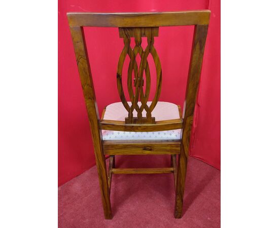 Set of six dining room chairs