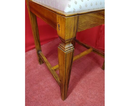 Set of six dining room chairs