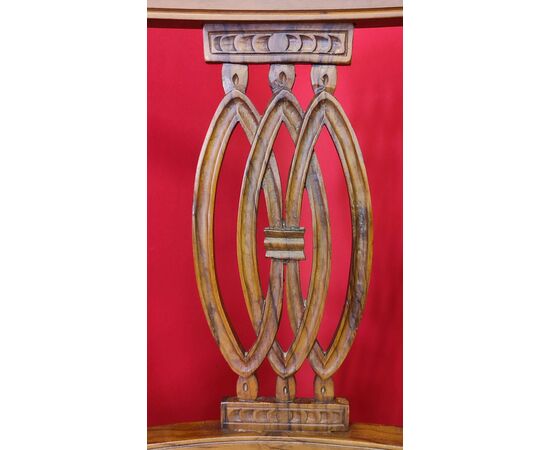 Set of six dining room chairs
