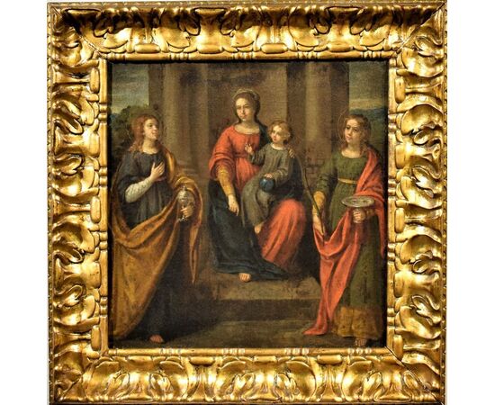 Vergine col Bambino, Maddalena e S.Lucia